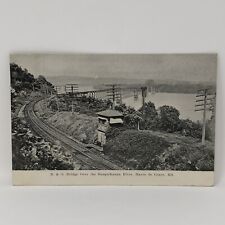 B. & O. Bridge Over the Susquehanna River Havre de Grace Md. Postcard picture