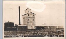 ALFALFA MILL central city ne real photo postcard rppc nebraska farm history picture