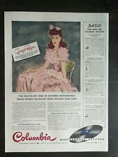Vintage 1941 Colombia Masterworks Records Full Page Original Ad - 422 picture