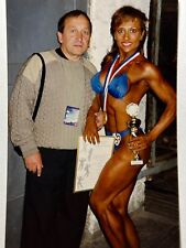 2000s Vintage Photo Pretty Woman Winner Miss Sport Bodybuilders picture