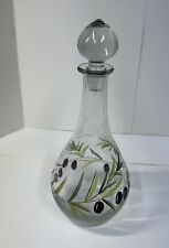 Olivia Romanian Crystal Wine Decanter 48 oz. picture