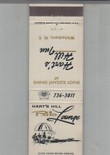 Matchbook Cover Hart's Hill Patio Lounge Whitesboro, NY picture