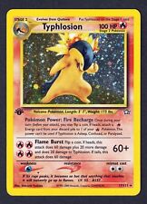 Typhlosion 17/111 1st Edition Neo Genesis Rare Holo Pokemon Card - MP picture