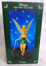 Disney Christmas Collection Tinkerbell Tree Topper  Ceramic Glitter Wings Fairy picture