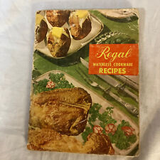 Vintage Regal Waterless Cookware Recipes Booklet Book MCM  picture