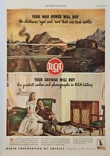 1944 RCA Radio Phonographs Vintage Ad Your war bonds will buy picture