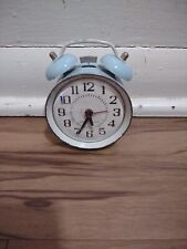 Vintage Westclox Wind Up Double Bell Alarm Clock HandsGlow Made in Mexico Tested picture