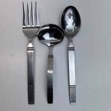 VTG DANIKA Stainless MSI Japan MCM Celtic Knot Serving Spoon Gravy Fork 3pc Set picture