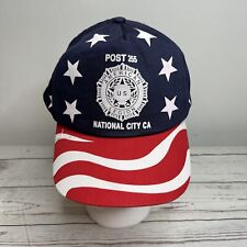 Vintage American Legion Veterans Baseball Cap Hat Snapback Patriotic Post 255 picture