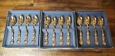 12 Silver Plate Demitasse Spoons. International Silver Co. Golden Interlude.  picture