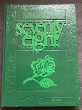 Vintage 1978 High School Yearbook New Oxford Pennsylvania Memento picture