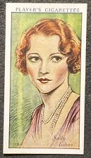 1934 PLAYERS CIGARETTES FILM STARS SERIES 1 SALLY EILERS #17 NM picture