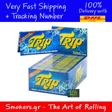 1x Full Box Trip 2 Clear Cellulose Transparent Cigarette Rolling Papers 1 1/4 picture