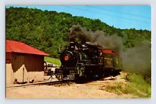 Postcard Tweetsie Railroad Steam Train Blowing Rock NC 1970s Unposted Chrome picture