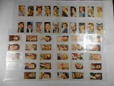 Gallaher Cigarette Cards Portraits of Famous Stars 1935 Complete Set 48 in Pages picture