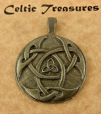 Vintage Celtic Knot pewter Viking pendant with Trinity Knot picture