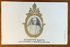 Giuseppe Sarto, Salito Pontificato 1903, Real Photo Insert, ca 1905 picture