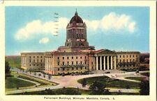 Postcard Parliament Buildings Winnipeg Manitoba Canada picture