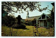 c1960's St. Mary's Of The Harbor Episcopal Church Provincetown MA Trees Postcard picture