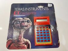 NOS Vintage 1982  E.T. The  Extra Terrestrial Calculator Texas Instruments picture