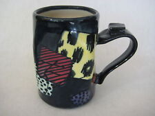 Art Pottery Hand Painted Square Shaped Mug picture