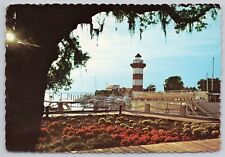 Hilton Head Island South Carolina, Harbour Town, Lighthouse, Vintage Postcard picture