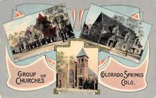 CO, Colorado Springs  FIRST & SECOND CONGREGATIONAL~ST STEPHENS CHURCHES  1911 picture
