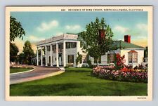 North Hollywood CA- California, Residence Of Bing Crosby, Vintage Postcard picture