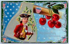 GEORGE WASHINGTON'S  Embossed Postcard 