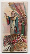 1890 Marriage of Venice Italy Tobacco Card DUKE Cigarettes HOLIDAYS N80 USA picture