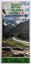 1967 Air Canada Beautiful British Columbia VTG Travel Guide Booklet Centennial picture
