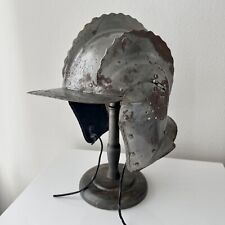 Mid 16thC Three-combed German Burgonet Helmet Steel Functional Old Rust Antiqued picture