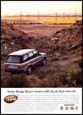1996 Range Rover Oil Fields Original Advertisement Print Car Art Ad J9 picture