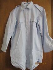 NEW/NOS - Men's Coast Guard Blue Shirt, Long Sleeve, Size 17 1/2 N X 32 Sleeve picture