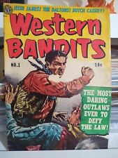 WESTERN BANDITS #1 Golden Age From AVON 1952 One Shot picture