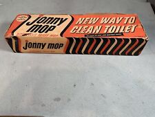 c1959 JONNY MOP, DISPOSABLE TOILET MOP, WITH PLATIC MOP & 2 PADS picture