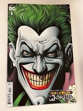 DC: YEAR OF THE VILLAIN: JOKER #1: BRIAN BOLLAND VARIANT COVER picture