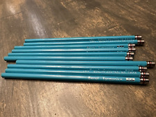 LOT of 10 - BEROL Turquoise Drawing Pencils  2H - USA - 32903 - NICE picture
