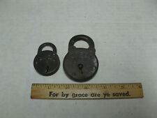 2 Antique Padlock Omeco picture