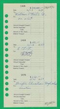 Leo Fender Initialed Signed 1969 Business Ledger  Checkbook  Stub Authentic picture