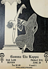 Philadelphia PA High School Fraternity Gamma Eta Kappa Invitations Lot 1920s picture