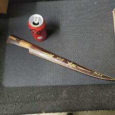 Hand Carved Antique Wooden Fiji Ceremonial Sword  picture