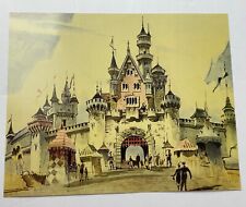 1987 Disney Gallery Herb Ryman Castle Postcard Disneyland concept art picture