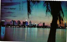 Vintage Postcard- Skyline Miami, FL 1960s picture