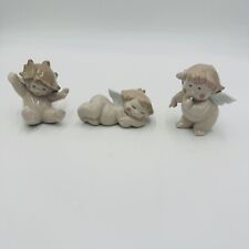 Nao By Lladro Daisa Cheeky Cherubs Porcelain Angels Figurines Set Spain  picture