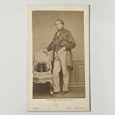 Antique CDV Photograph Man French Treasury Minister Paris ID Achille Fould picture