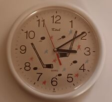Vintage Kirch Children's Hockey Wall Clock 90s RARE picture