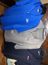 Lot Of 3 Men’s Large Beer Polos Bud Light Budweiser Natural Light  picture
