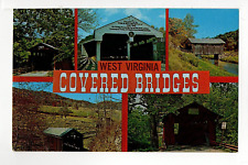 Postcard West Virginia Covered Bridges Multi-View picture