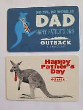 Outback Steakhouse Father's Day Gift Card No $ Value Collectible picture